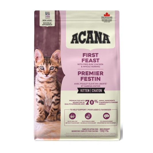 Acana First Feast Tavuklu ve Ringa Balıklı Yavru Kedi Maması 1,8kg