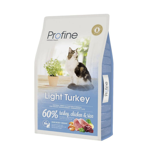 Profine Cat Food with Light Turkey, Chicken and Rice 10 kg