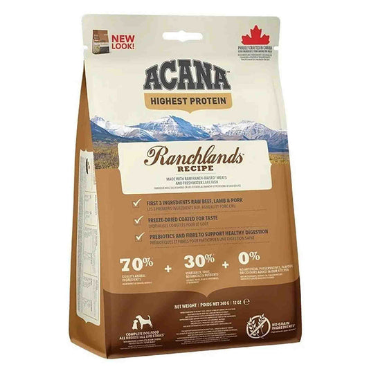 Acana Ranchlands Sığır Etli Tahılsız Yetişkin Köpek Maması 2 kg