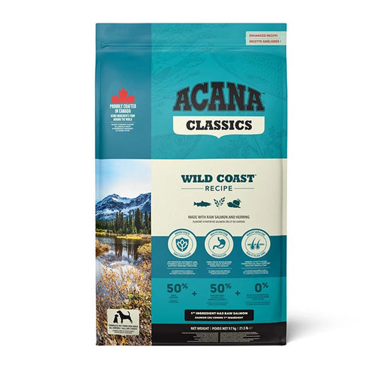 طعام الكلاب الجافة من Acana Classics Wild Coast ، 11.4 كجم