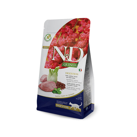 N&D Quinoa Digestion Kuzulu Kinoalı Yetişkin Kedi Maması 1,5kg