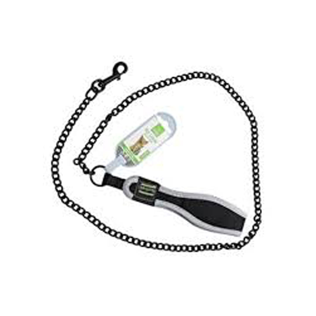 Nunbell Soft Retractable Black Chain Leash 3mm-120cm