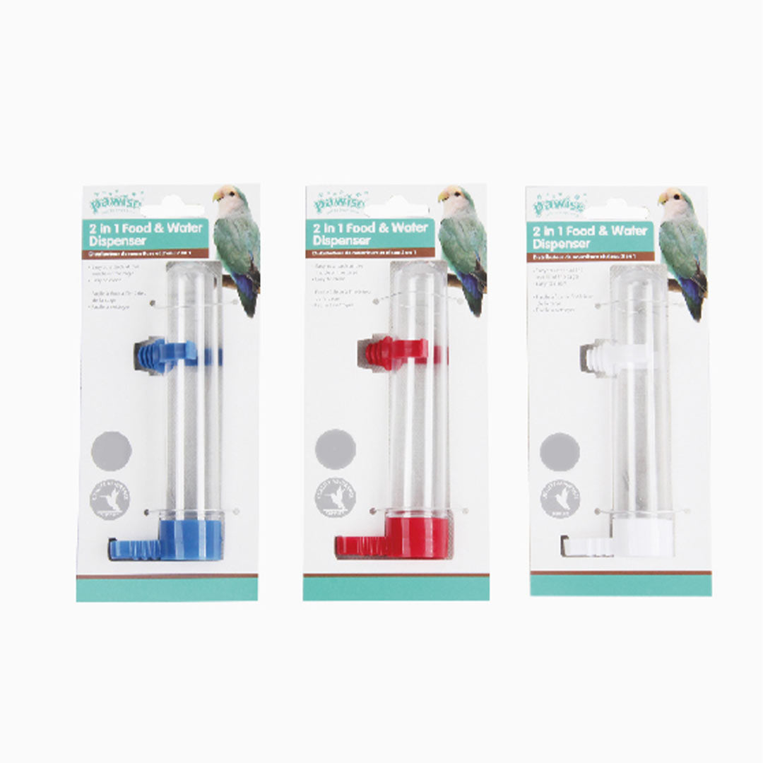 Pawise Plastic Bird Fountain and Feeder 50ml / 11cm