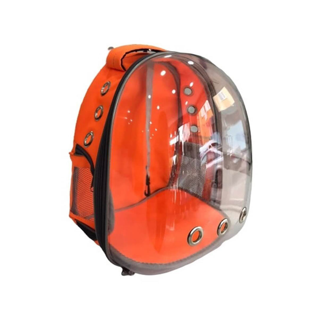 Pet Pretty Bacco Milano Astronot Turuncu Sırt Taşıma Çantası