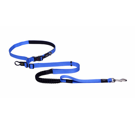 Rogz Utility Hands-Free Blue Dog Leash XL