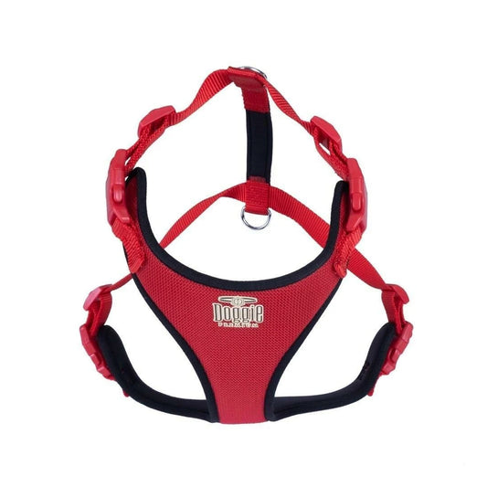 Doggie Dog Harness Xlarge Red 2.5x65-75 Cm