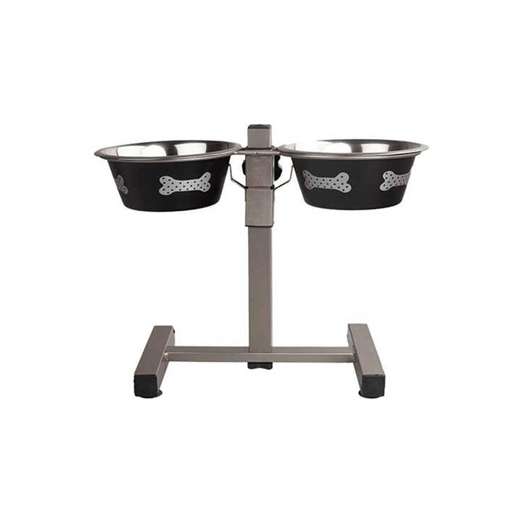 وعاء ماء للكلاب من يورودوج أوريبت Addt2b(Bn) سعة 1 كيو تي مزود بقدم