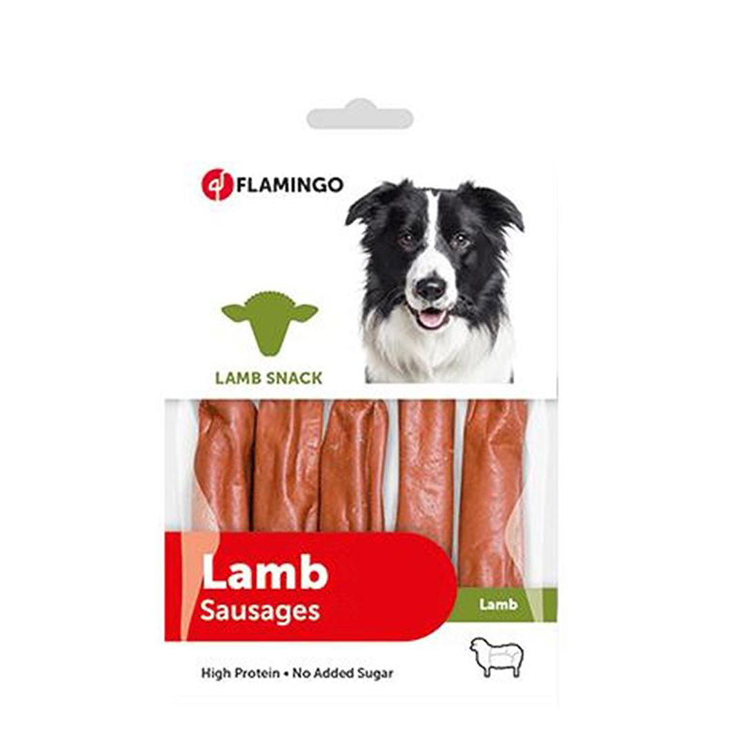 Flamingo Sugar-Free Lamb Sausage Dog Treat 85gr