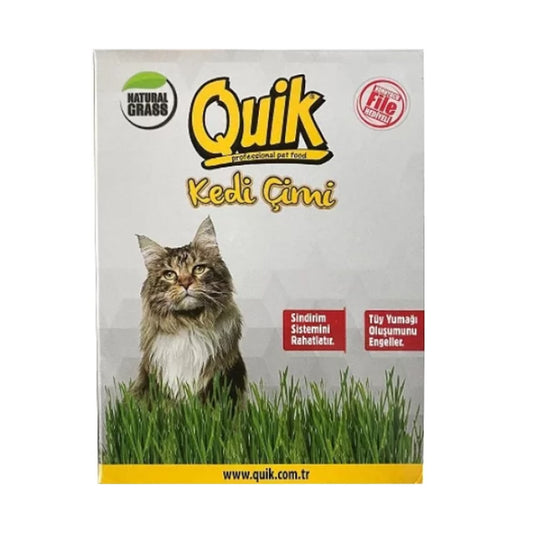 Quik Natural Cat Grass with Mesh