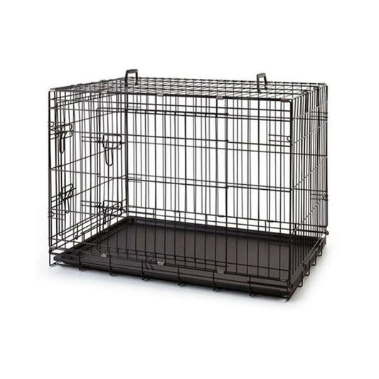 Euro Gold Metal Siyah renkli Köpek Kafesi 92x56x66 Cm [XL]