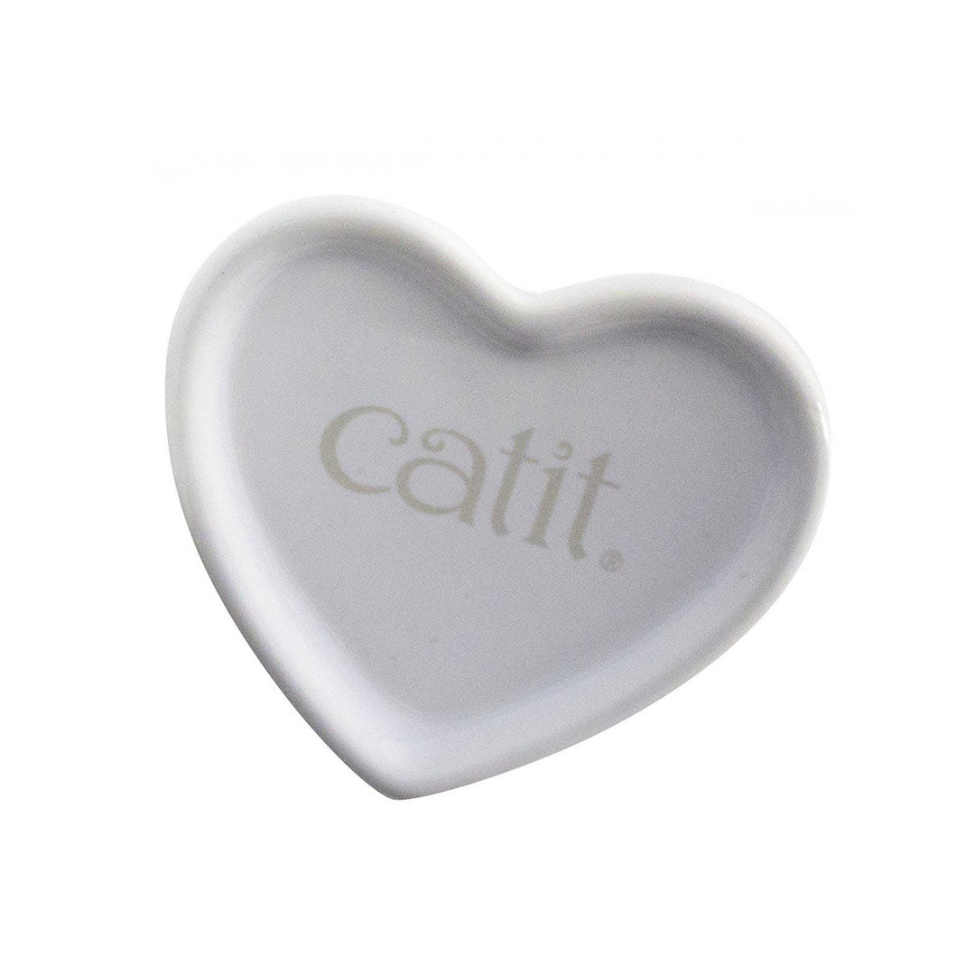 كأس أيس كريم Catit Creamy السائلة على شكل قلب لمكافأة القطط 8x7 سم