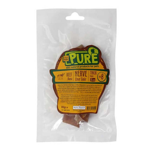 Delibon Dried Beef Nape Nerve Dog Treat 15 سانتی متر 100 گرم