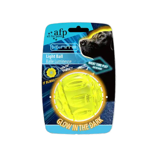 Afp K-Nite Lighted Ball Dog Toy 7.3 cm