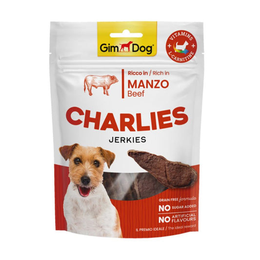 GimDog Charlie's Grain-Free and Sugar-Free With Beef Dog Treat 70gr