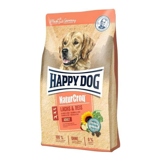 Happy Dog Naturcroq Salmon and Rice Adult Dog Food 18kg