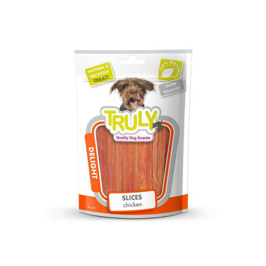 Truly Sliced Chicken Dog Treat 90gr