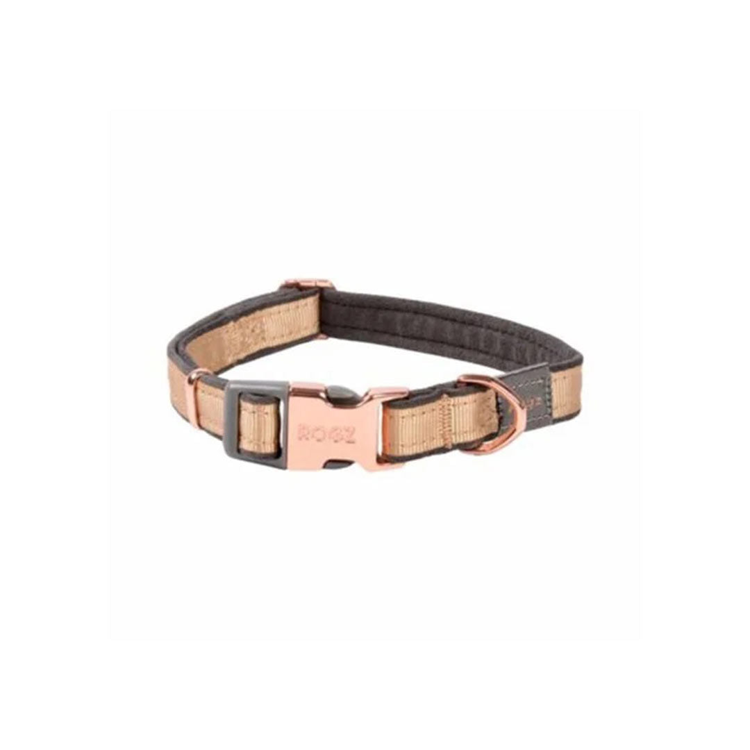 Rogz Urban Halsband Gold Dog Collar Xsmall 1.1x16-22 cm