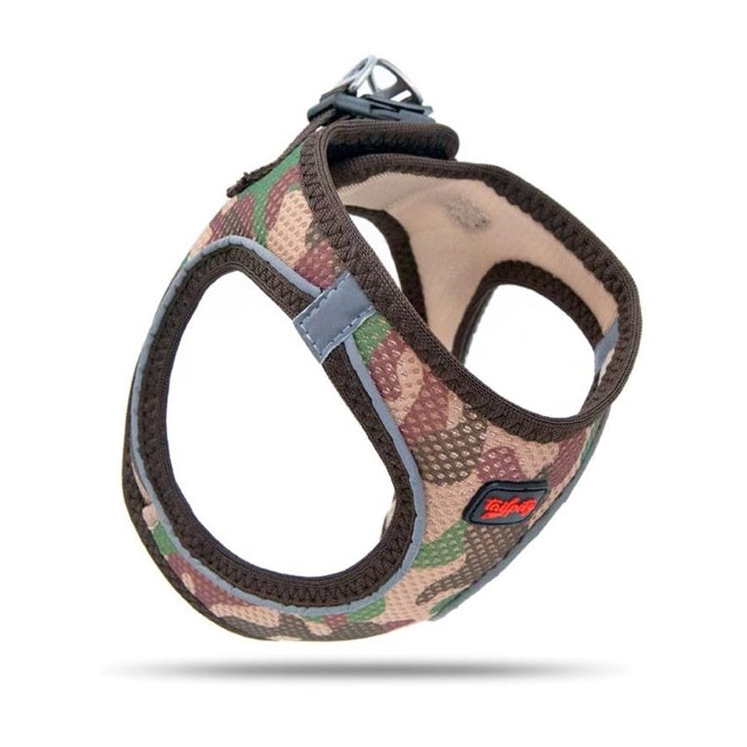 Tailpetz Air-Mesh Kamuflaj Köpek Göğüs Tasması XS
