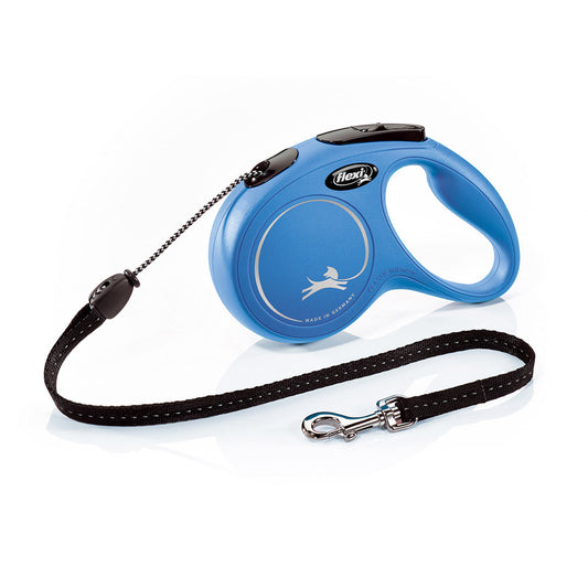 Flexi New Classic Otomatik Mavi Köpek Gezdirme Kayışı 5m [M]