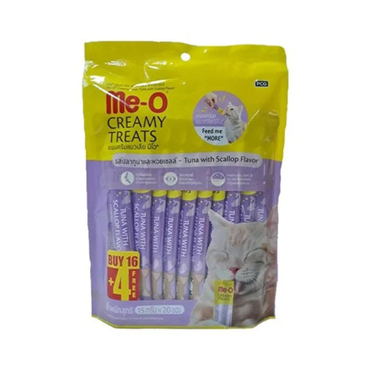 Meo Creamy Deniz Tarağı & Ton Balığı Kedi Ödülü 20x15Gr