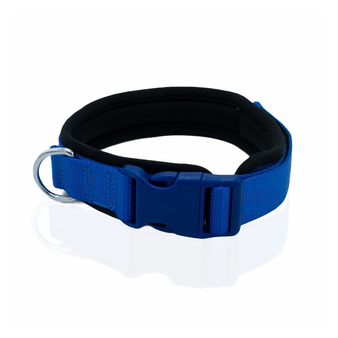 Doggie Cool Woven Handmade Royal Blue Dog Collar 2X35-45 Cm