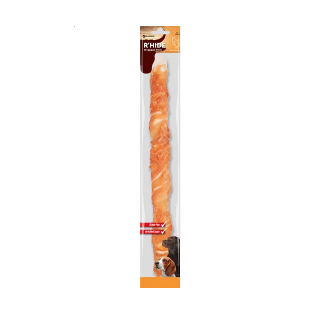 Flamingo Chicken Wrap Et Sargılı Köpek Ödül Çubuk 40 cm 190 gr
