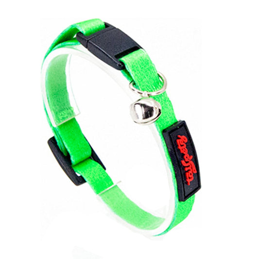 Tailpetz Adjustable Green Cat Collar 1x20cm