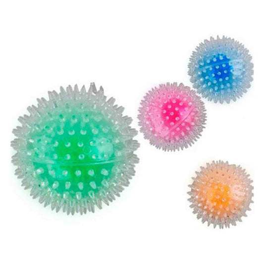 Pawise Flash Bouncer Işıklı Şeffaf Plastik Top Köpek Oyuncağı 12 cm