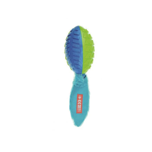 لعبة كلب M-Pets On-Off Shelly من البلاستيك الحراري القطيفة باللونين الأزرق والأخضر مع صوت 33 سم 