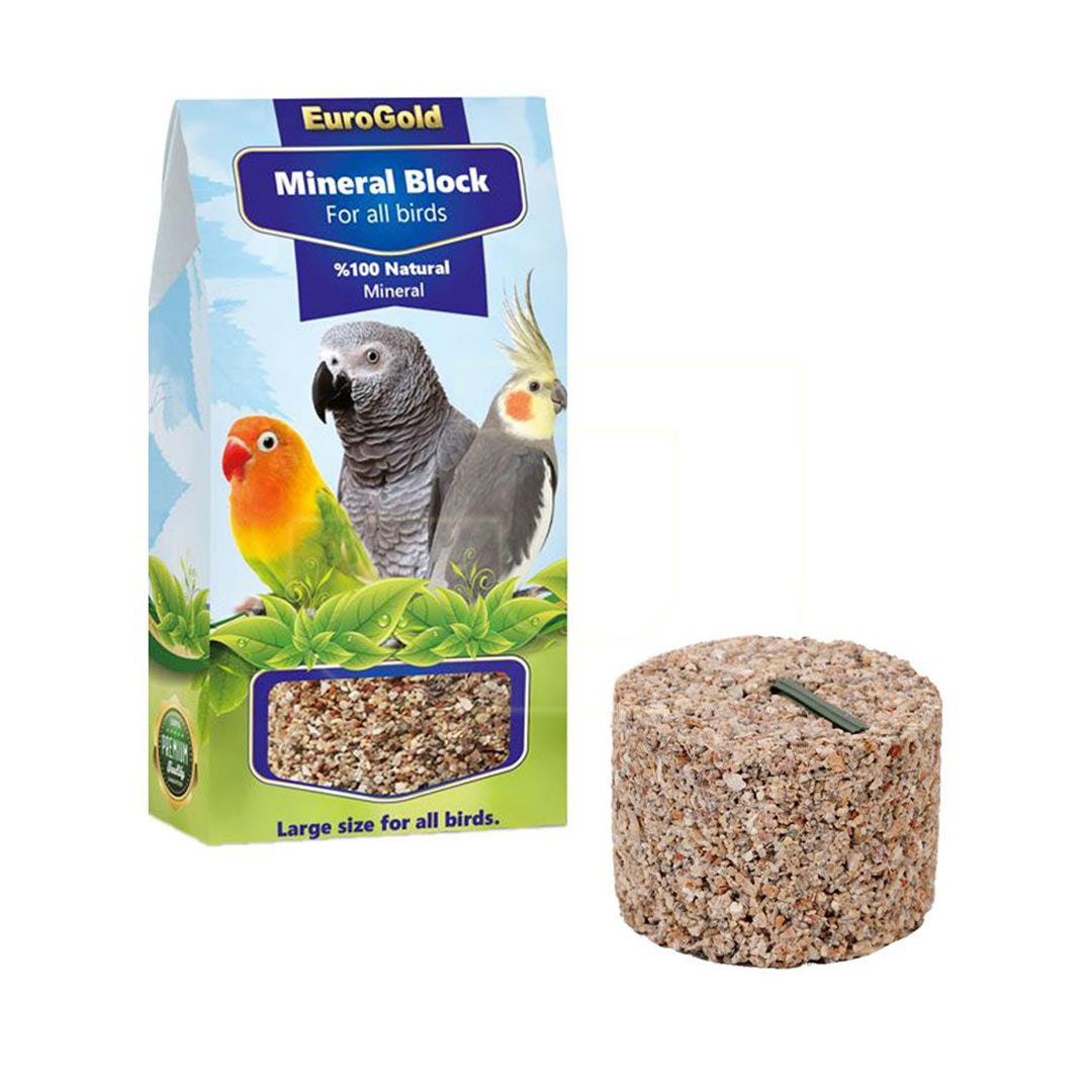 Eurogold Large Mineral Block for Parrot and Parakeet 1 Piece