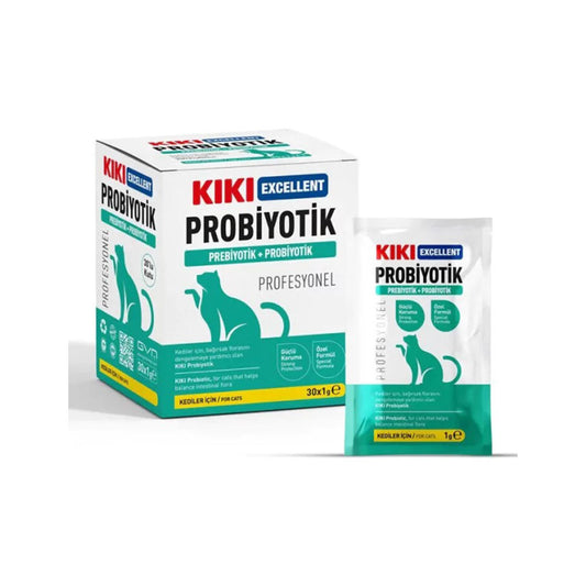 KIKI Excellent Powder Prebiotic and Probiotic for Cats 30x1gr