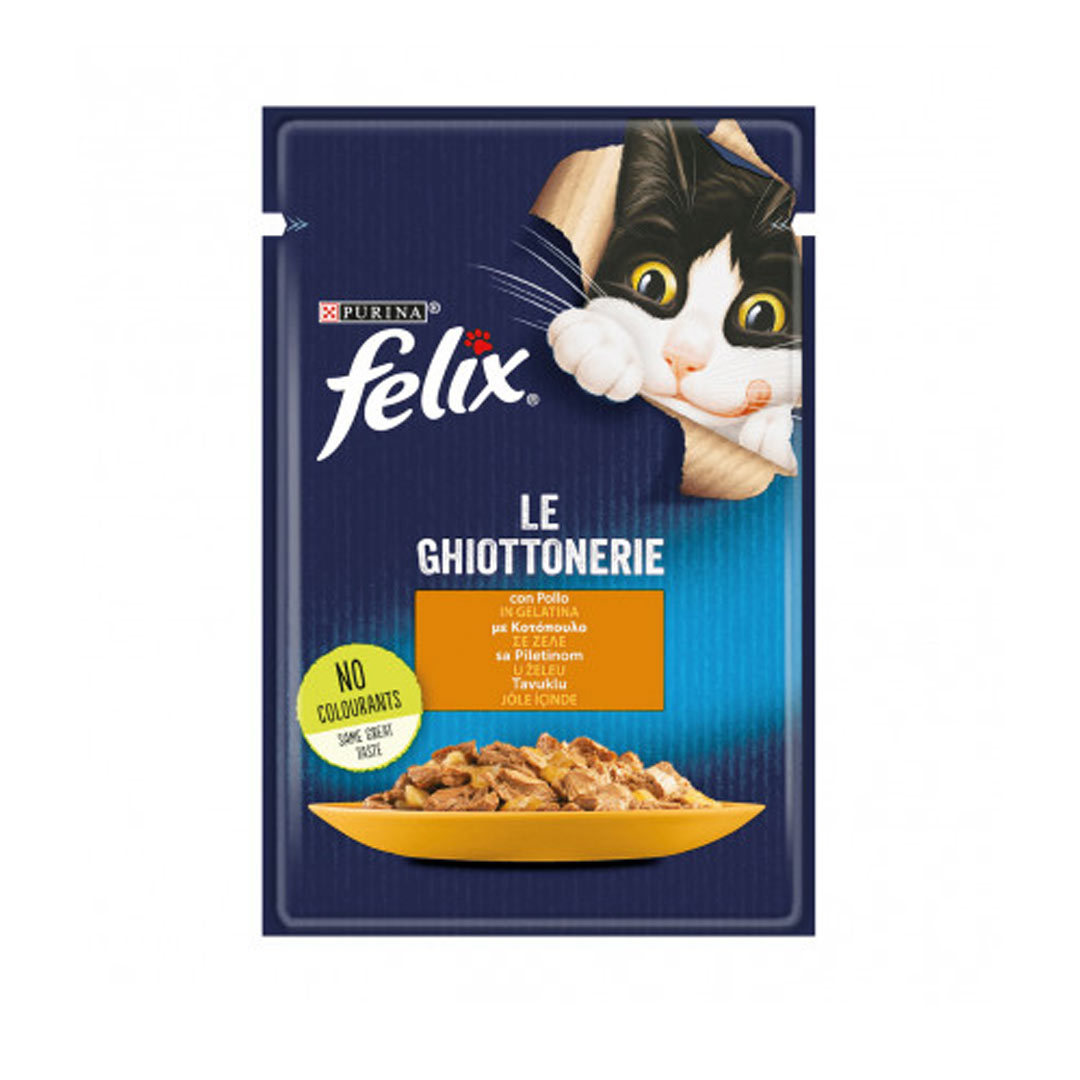 Felix Jöle İçinde Tavuklu Yetişkin Kedi Konservesi 85gr