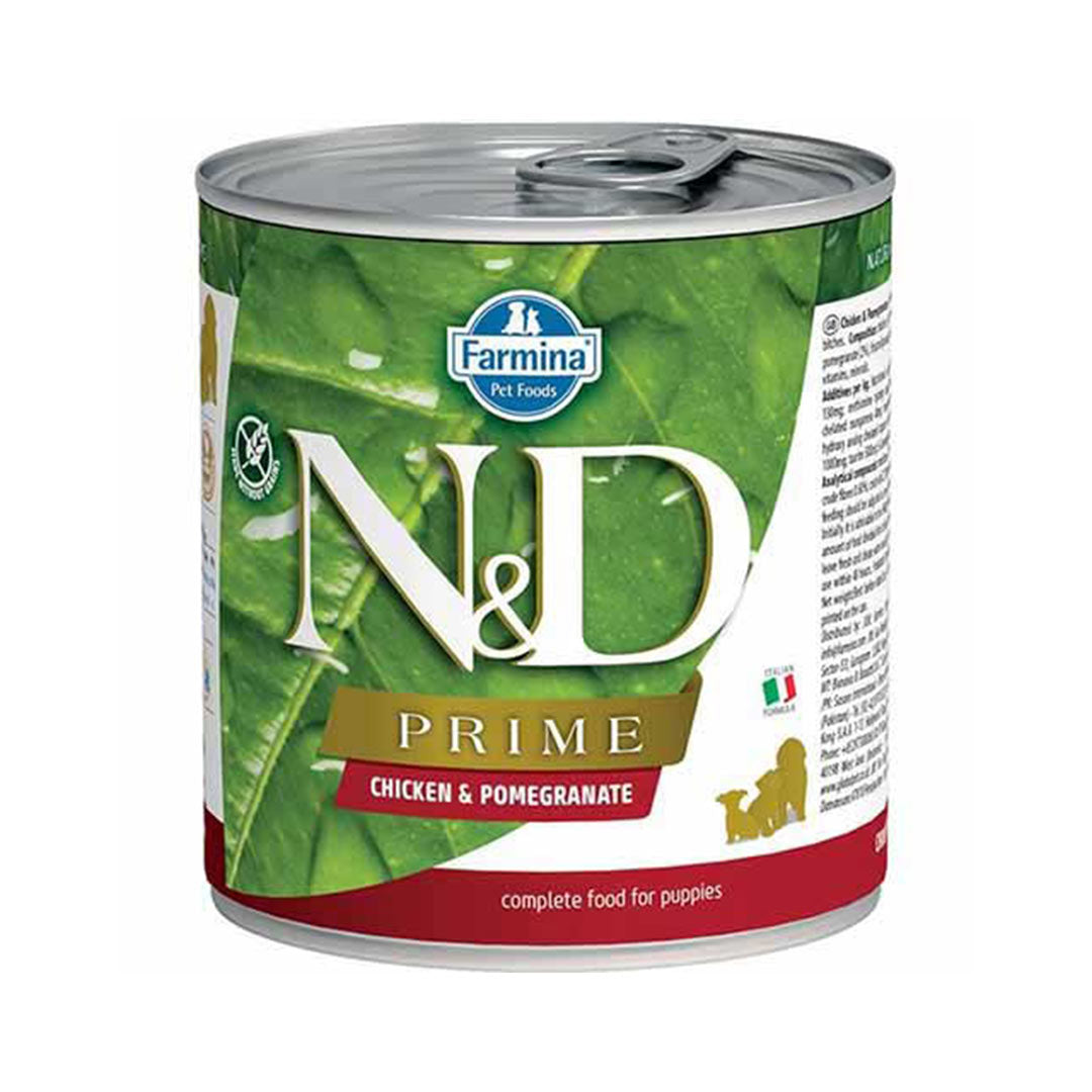 N&D Prime Chicken and Pomegranate Grain-Free Puppy Dog Wet Food 285g