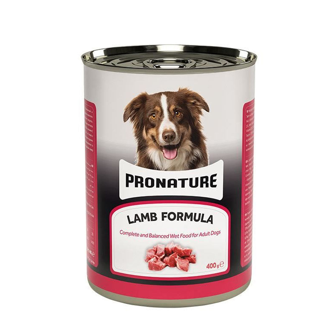 Pronature Adult Dog Food with Lamb Chunks - 400g