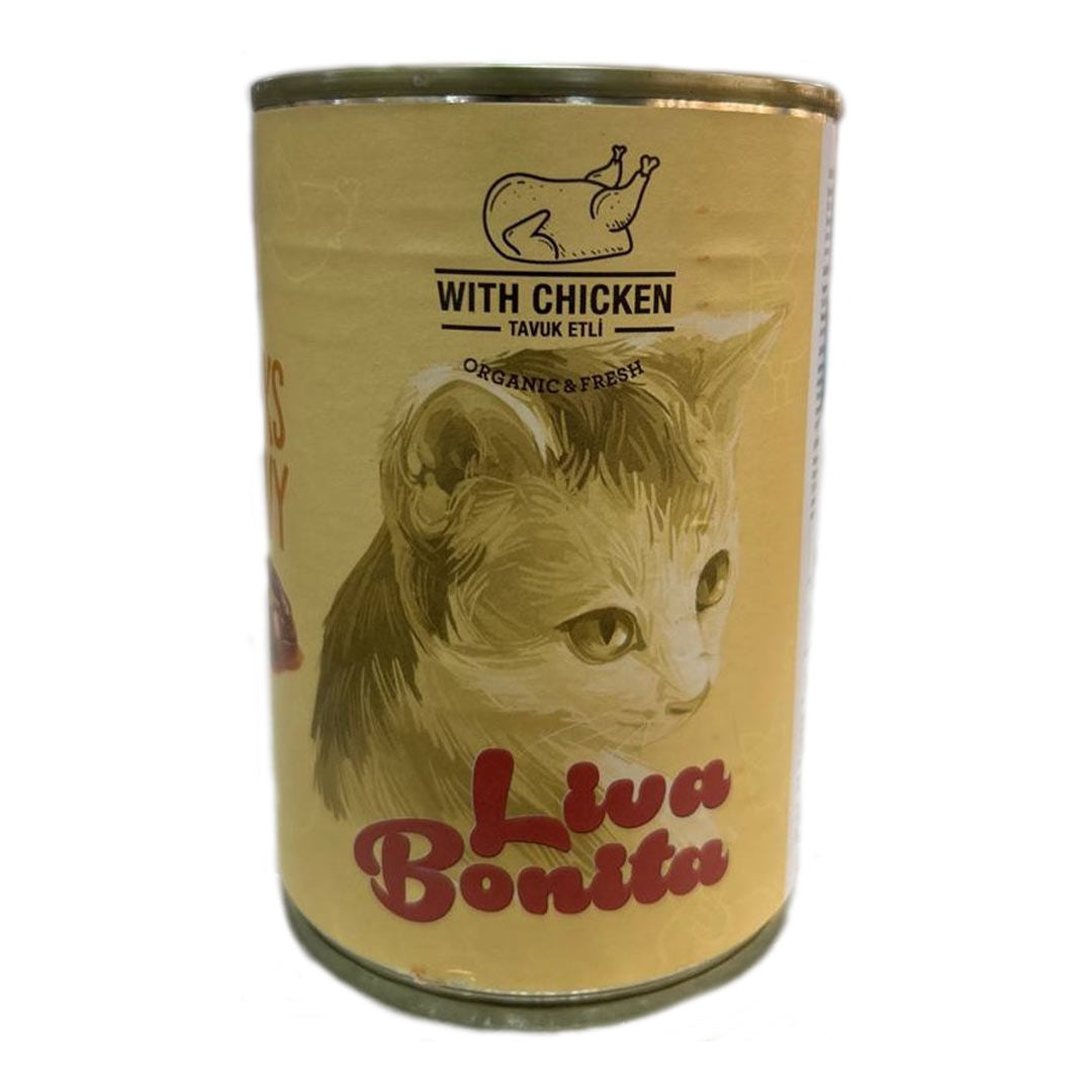 Liva Bonita Tavuklu Yavru Kedi Konservesi 400gr
