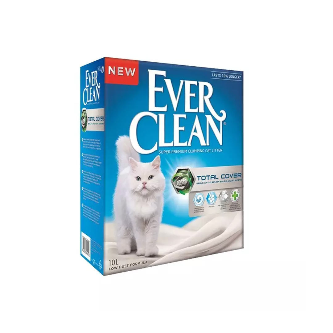 خاک گربه سفید کامل 10 لیتری Ever Clean