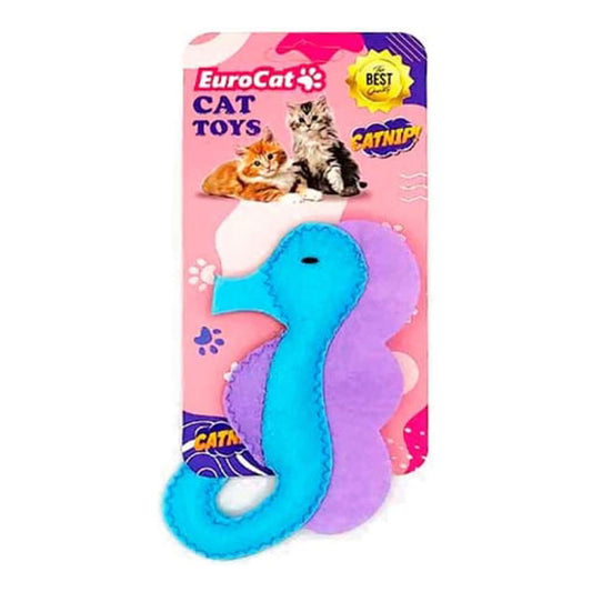 Euro Cat Toys Plush Seahorse Cat Toy