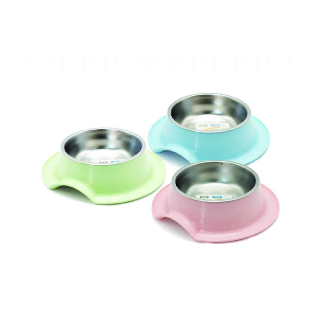 Ally Paws Single Steel Food and Water Bowl 370ml