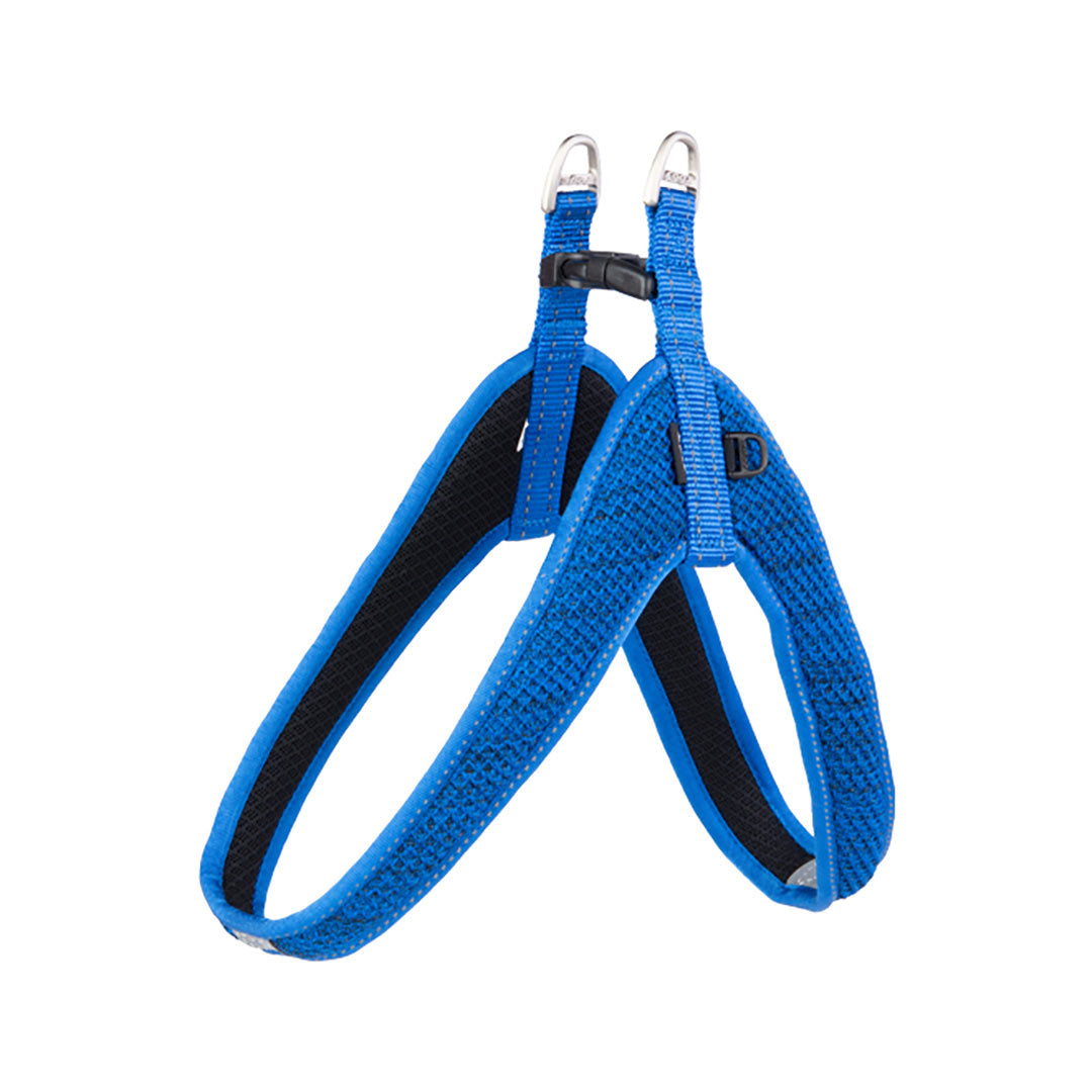 Rogz Fast Fit Blue Dog Chest Harness XXS