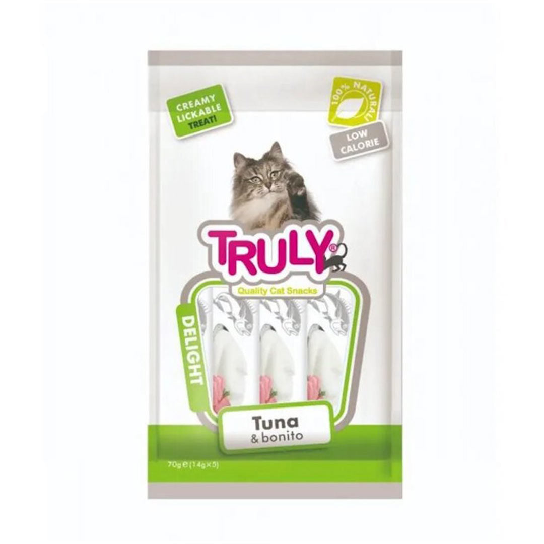 Truly Creamy Tuna and Bonito Supplementary Food and Cat Treat 5x14gr