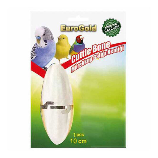 EuroGold Cuttlefish Bone Bird Beak Stone 10 Cm