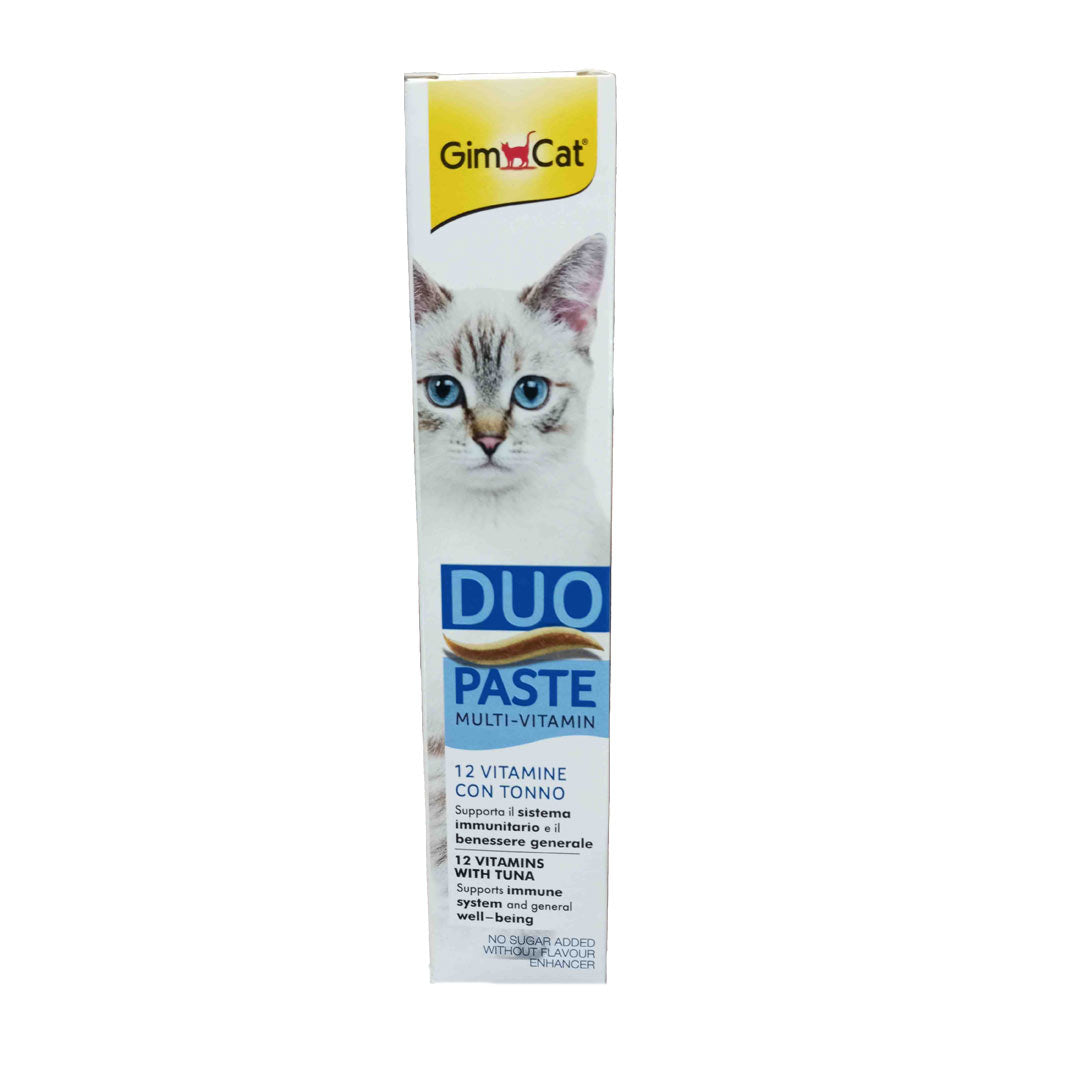 GimCat Duo Paste Multivitamin with Tuna & 12 Vitamins (50g)