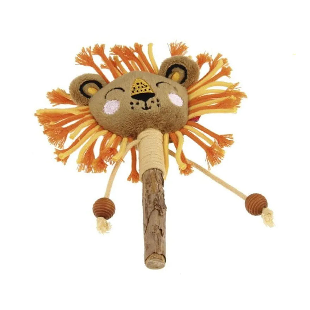 GiGwi Wooden Stick Lion Cat Toy