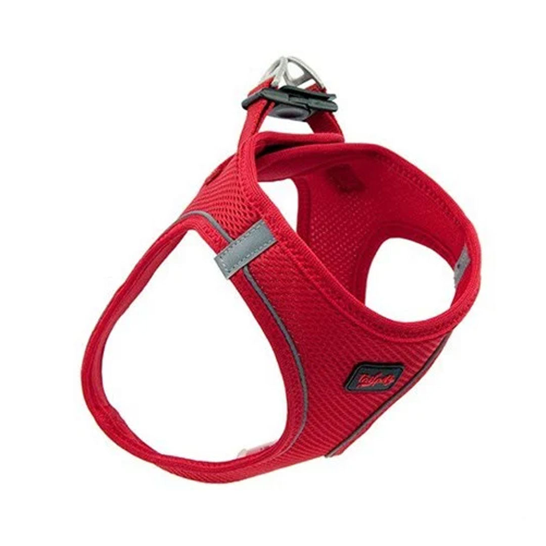 Tailpetz Red Air Mesh Dog Harness S 36-44 cm