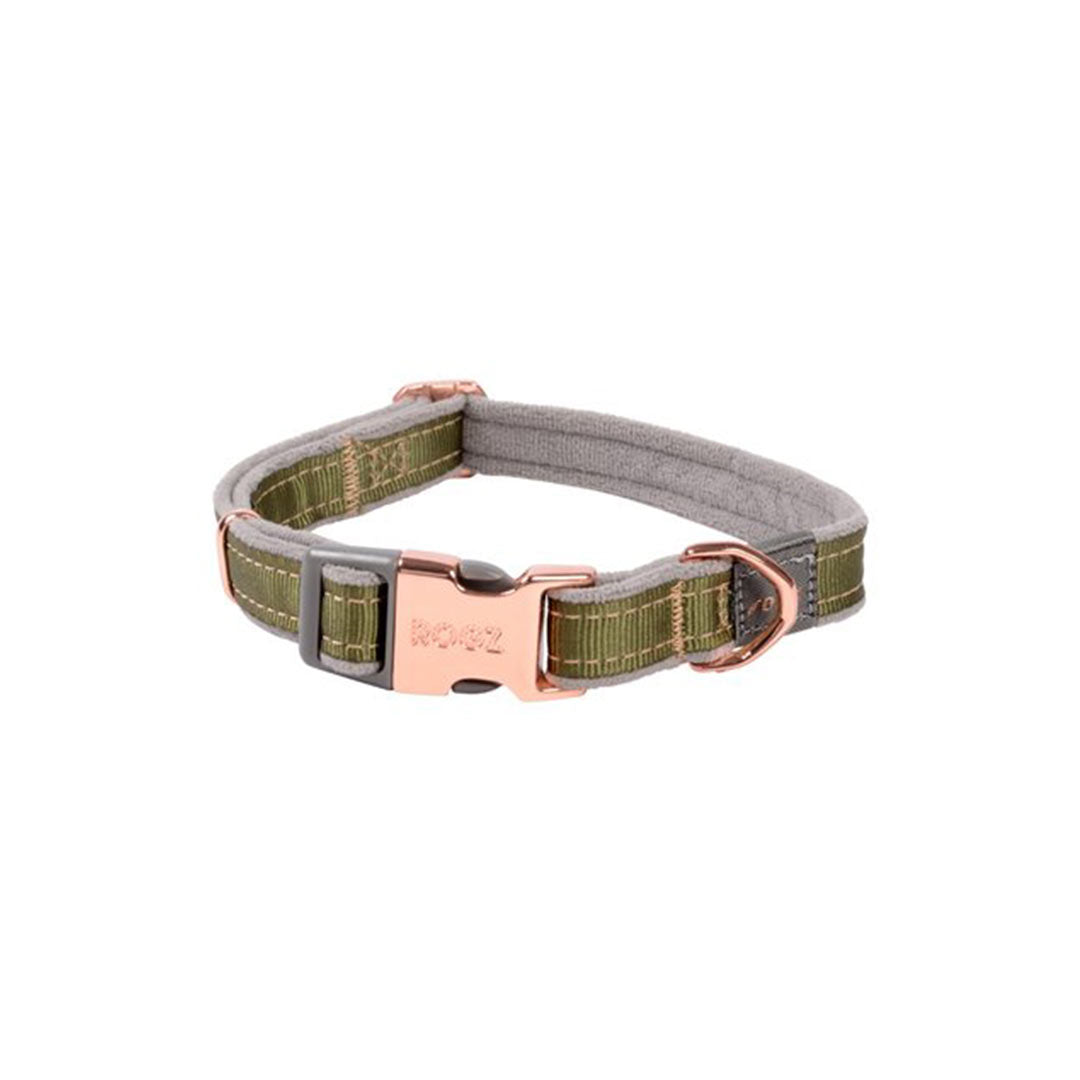 Rogz Urban Halsband Olive Twist Dog Collar M