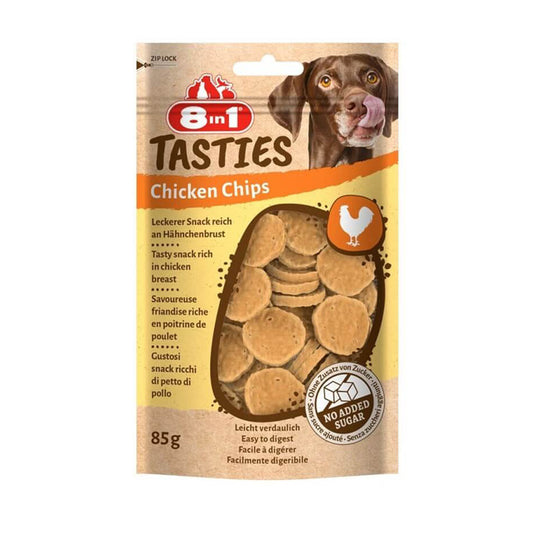 8 in 1 Tasties Chicken Chips Dog Treat 85 Gr