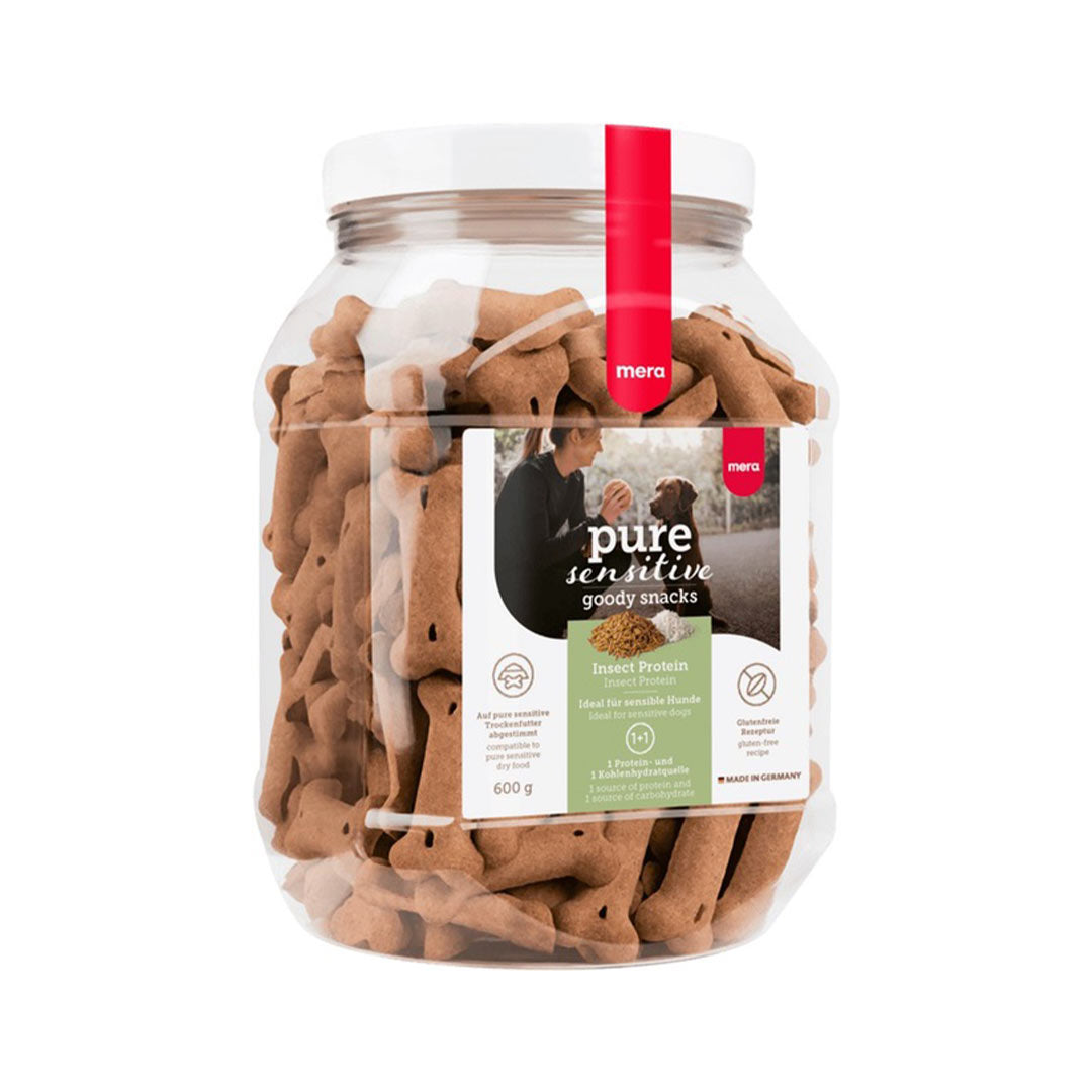 Mera Pure Sensitive Böcek Proteinli Köpek Ödül Bisküvisi 600gr