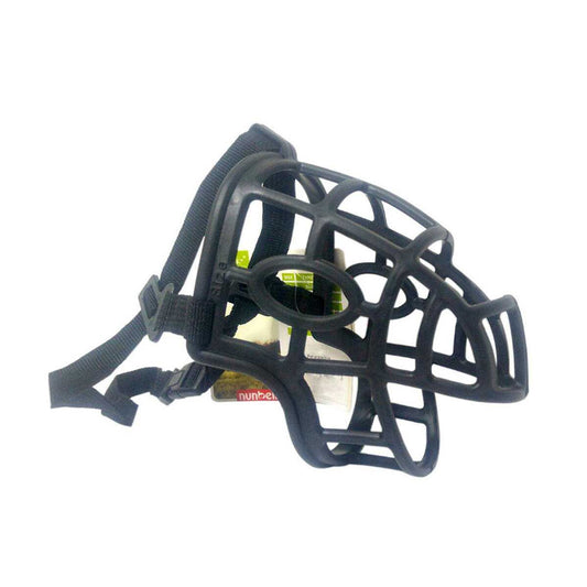 Nunbell Silicone Black Dog Muzzle XXL