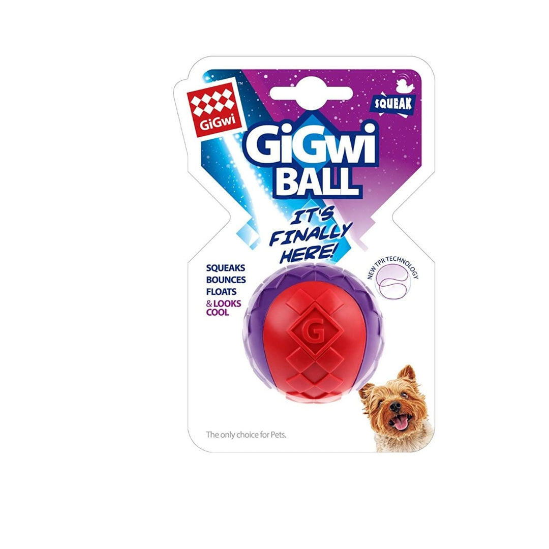 Gigwi Ball Rubber Dog Toy with Sound 6 cm