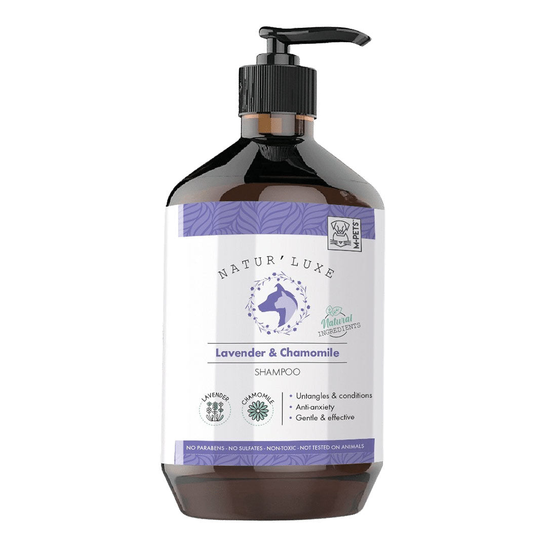 M-Pets Naturluxe Lavender and Chamomile Scented Dog Shampoo 500ml